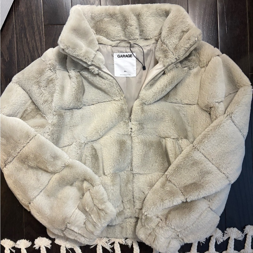 Cropped Fur Coat